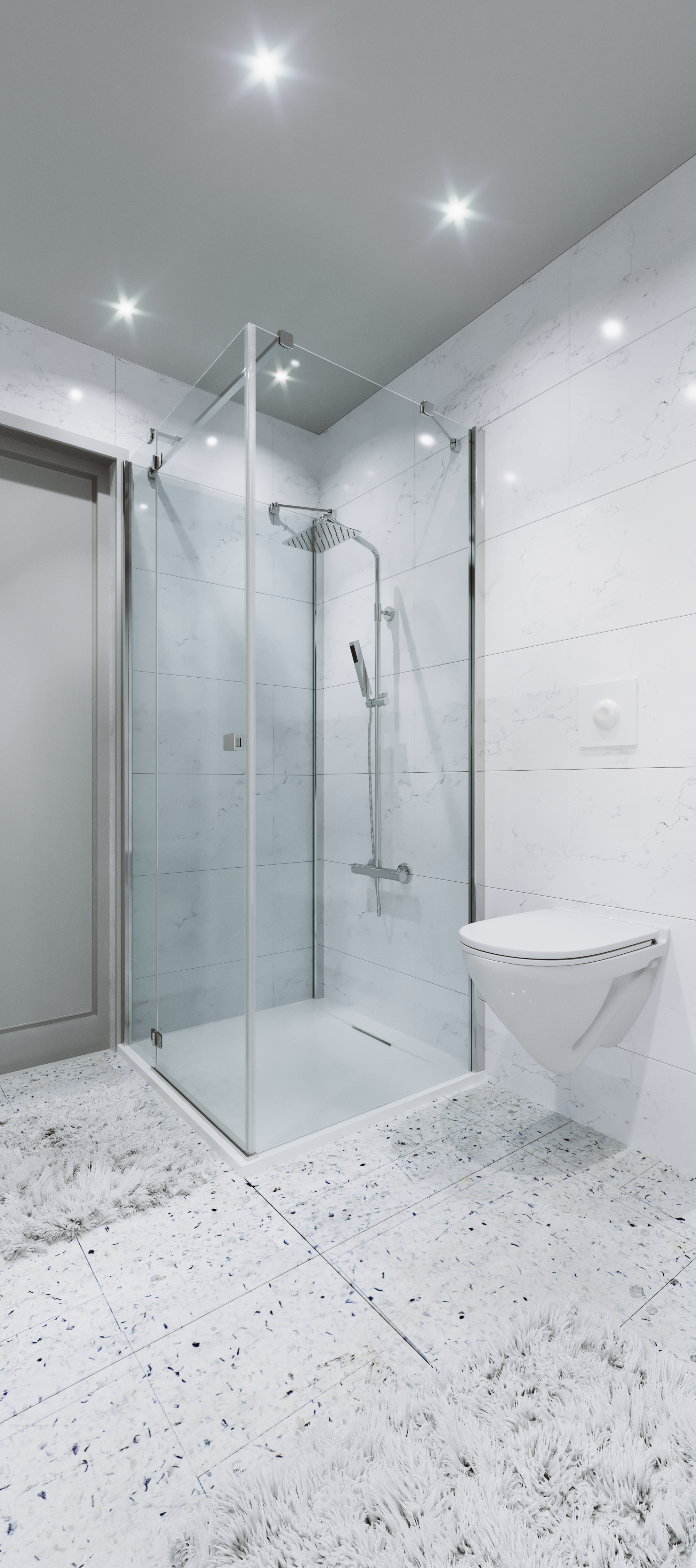 Bright bathroom visualization