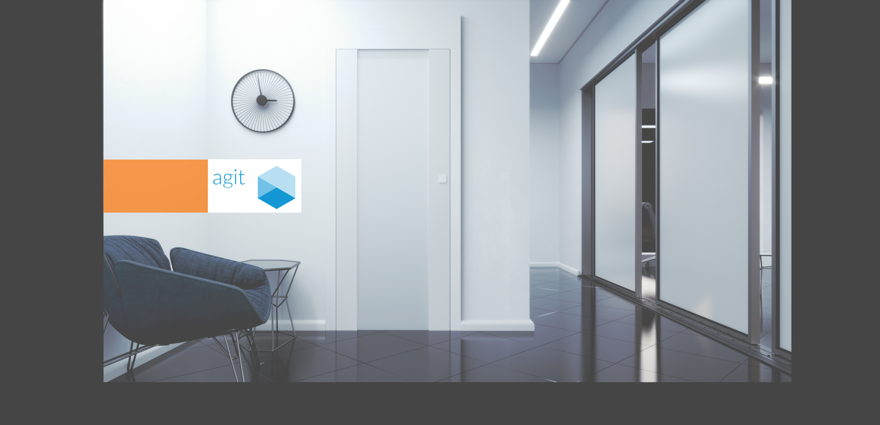 Office interior render